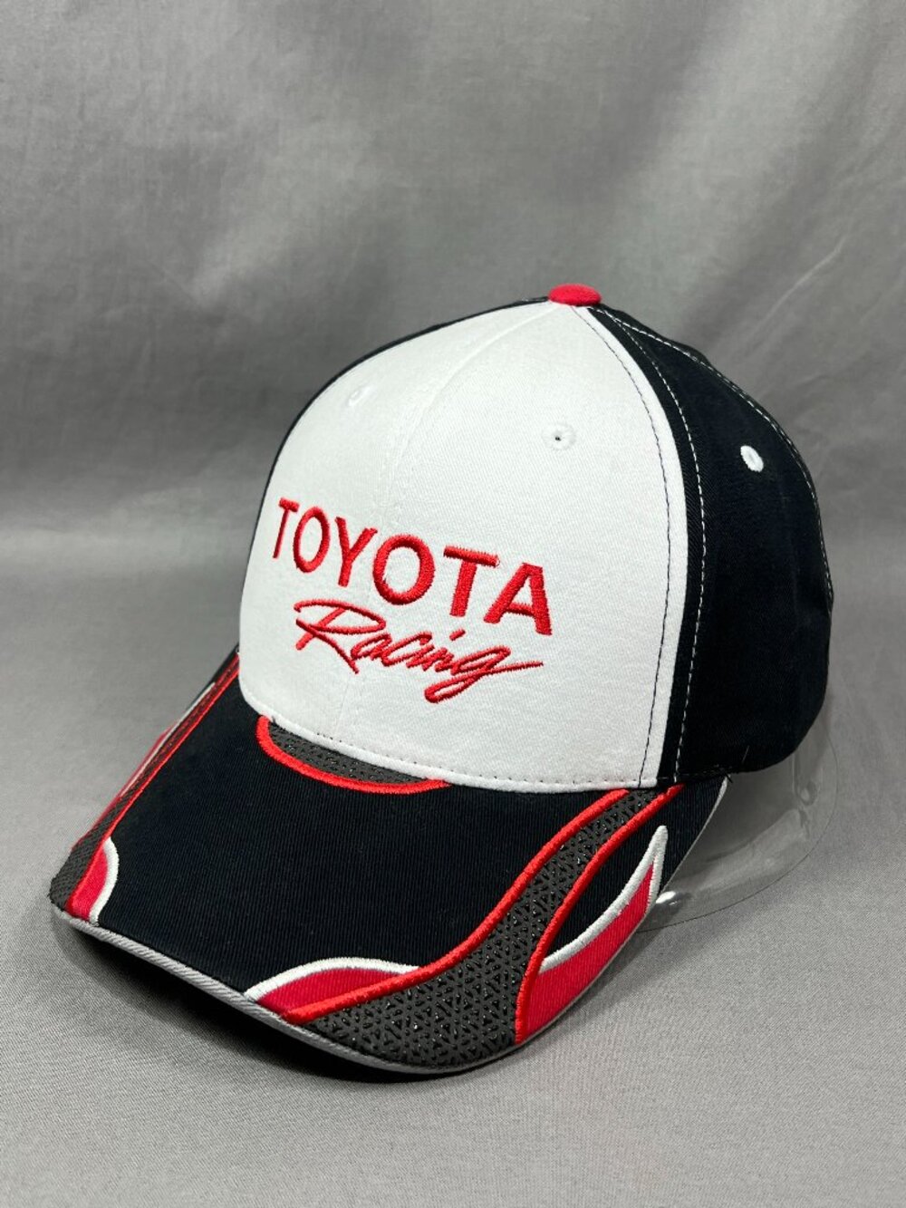 Toyota Racing NASCAR Strapback Hat Cap White Adjustable Motorsports Golfer Mens